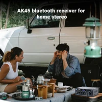 NEOHIPO AK45 2.0 Channel Amplifier 40Wx2 Stereo Audio Power Amp with Bluetooth 5.0, USB/SD Playback, Bass Treble Control for Hom 4