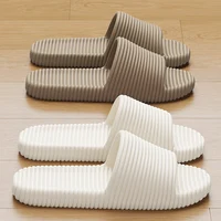 New Fashion Summer Women Men Slippers Indoor Bathroom Non-Slip Slides Couples Shoes Home Casual Flip Flops Light Beach Sandals 1