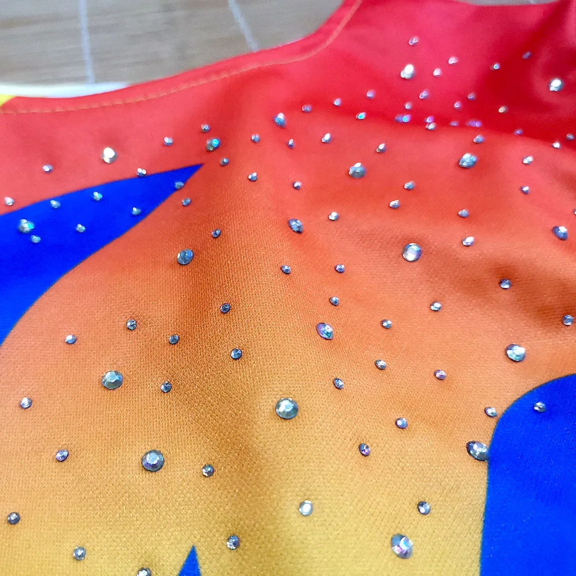 Pompoms And Socks Girls Cheerleading Uniform Flash Drill Dance Costume Long Sleeves Women Cheerleader Outfit Round Neckline
