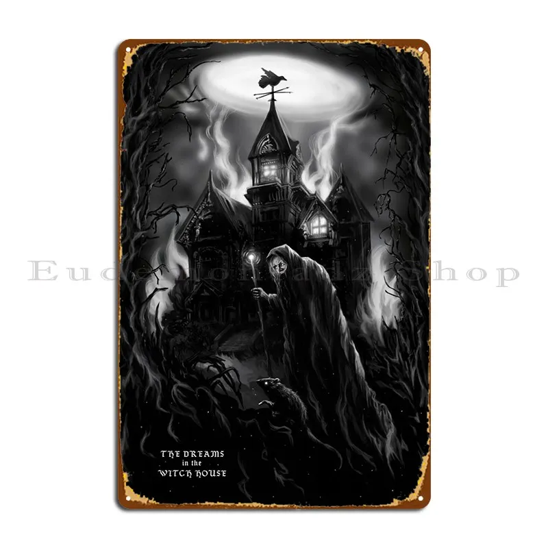 Металлический знак Witch House, постер, клубный проектирующий Печатный Настенный декор, оловянный знак, постер
