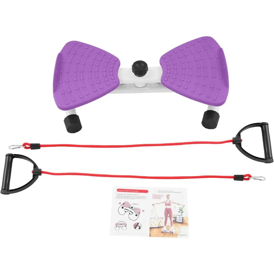 Waist Twister Machine Exercise, Adjustable Exercise Twist Board Twist Board for Exercise, Noiseless Ab Twister for Home Gym Equi