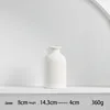 White Ceramic Vase Modern Pottery Flower Bottle Vases Hydroponic Home Decor Table top Small 6