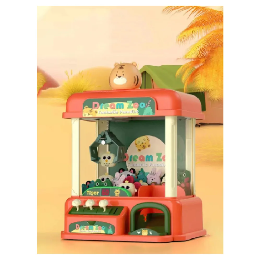 Clip Doll Claw Machine Kids Toys Coin Operated DIY Mini Doll Grabber Claw Arcade Crane Machine Portable Board Game Girls Gifts 2