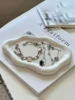 Simple Stylish Cloud Ceramic Jewelry Storage Tray Jewelry Earrings Display Desktop Ornaments Gifts for Friends 2