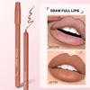 Matte Nude Brown Lip Liner Pencil Red Natural Outline Lip Tint Lipstick Crayon Pen Waterproof Lasting Lip Contouring Cosmetics 2