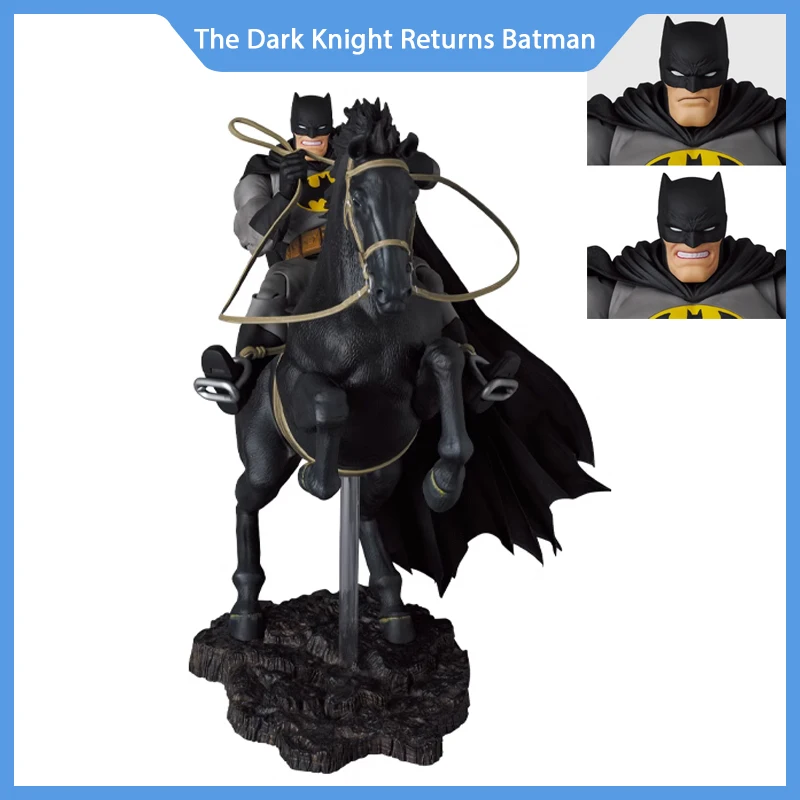 Medicom Toys Mafex The Dark Knight Returns Batman Toys Horse 205 Anime Action Figure Model Statue Figurine Regali Da Collezione