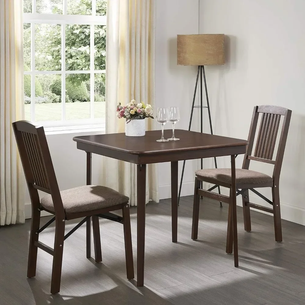 Dining Tables 70.9 Inch Large Rectangular Dining Table Kitchen Furniture,Espresso Straight Edge Indoor Folding Table 32D in