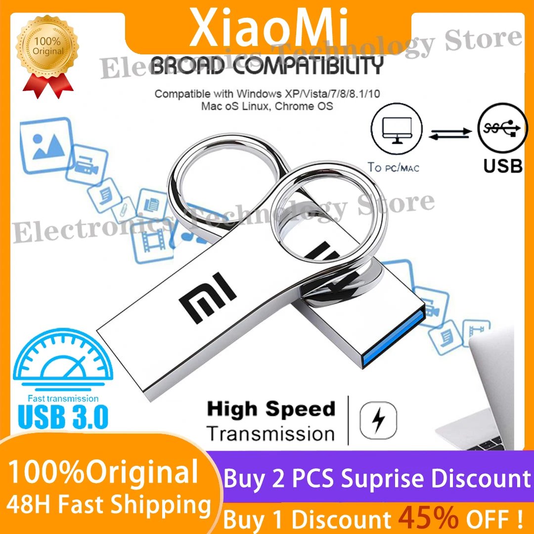 

Оригинальный 2023 Xiaomi SSD USB 3,0 U-накопитель, флэш-накопитель, металлический Портативный U-флэш-диск, высокоскоростной флэш-диск 1 ТБ, флэш-накопитель для ноутбука, компьютерных игр