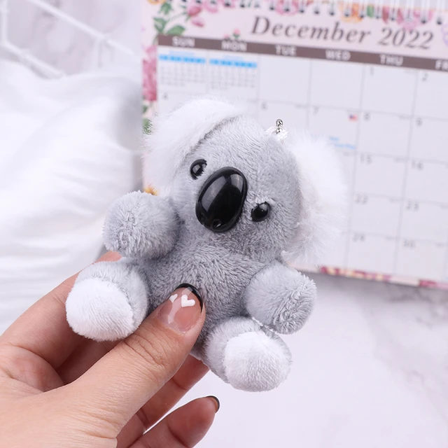 Cute Small Gray Koala Bear Plush Stuffed Keychains Plush Animal Doll Toys  Birthday Children Party Small Gift - AliExpress