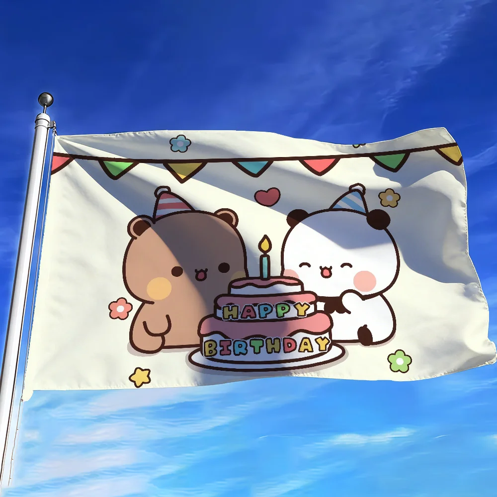 Dudu Bubu Happy Birthday Celebration Banner for Indoor & Outdoor Decor