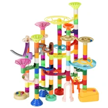 

DIY Maze Balls Track Building Blocks Toys for Children Pipeline Block Educational Toy Game Parent-child Interactive Toys