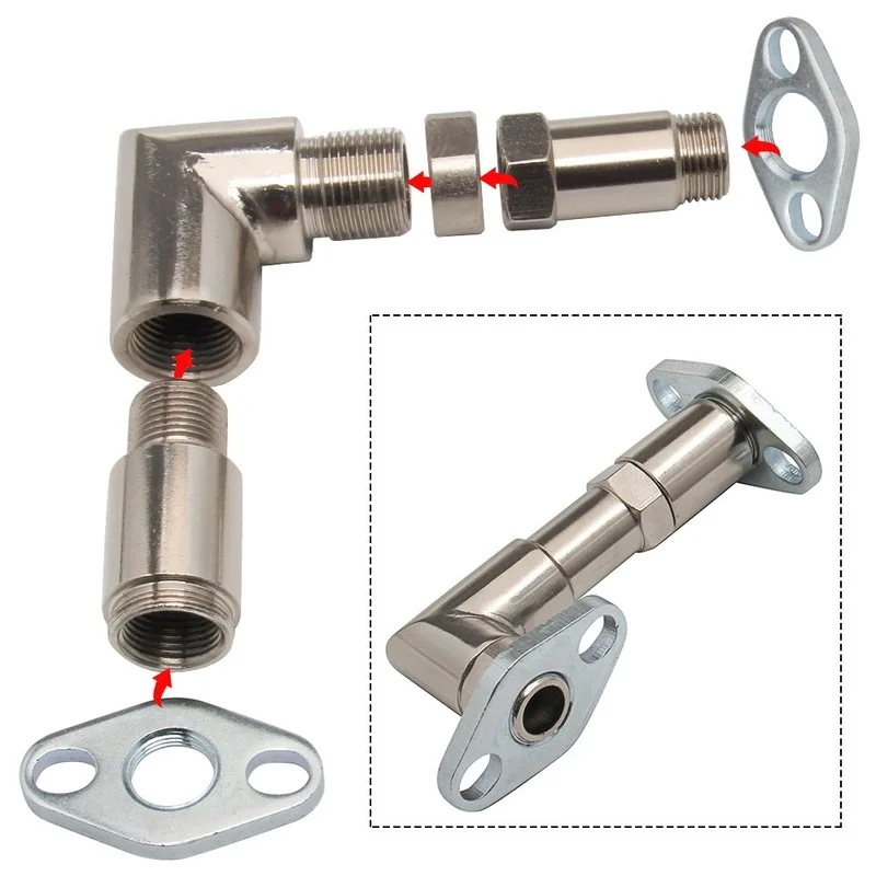 

1 комплект удлинитель для датчика кислорода O2 Multi fit 90 градусов 02 Сменный Адаптер для Toyota Tacoma и других моделей