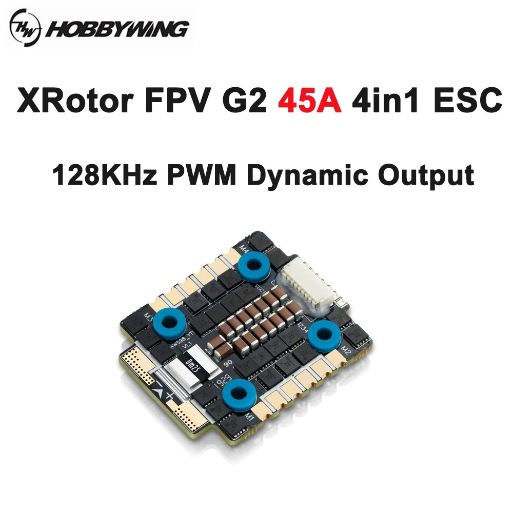 Hobbywing XRotor Micro 45A 4 in1 3 6S blheli_ 32 20x50mm bezszczotkowy