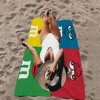 M&Ms Chocolate Microfiber Beach Towel Absorbent Quick Dry Soft Yoga Swimming Resort Mountain Climbing Towel 6