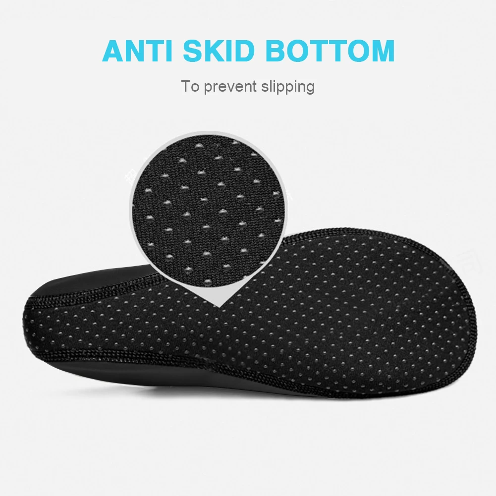 Water Shoes Diving Socks Aqua Shoes Barefoot Shoes Wading Shoes Quick-drying Beach Seaside Sports Sneakers Anti-slip Swimming Slippers Men Women
