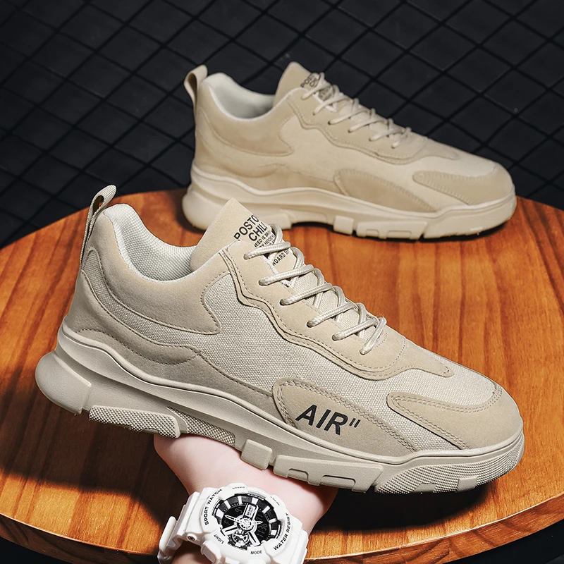 

Кроссовки мужские сетчатые, уличная Нескользящая прогулочная обувь, с резиновой подошвой, удобные повседневные, летние