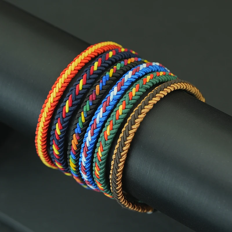 Unique Ethnic String Bracelet Unisex Handmade Braided