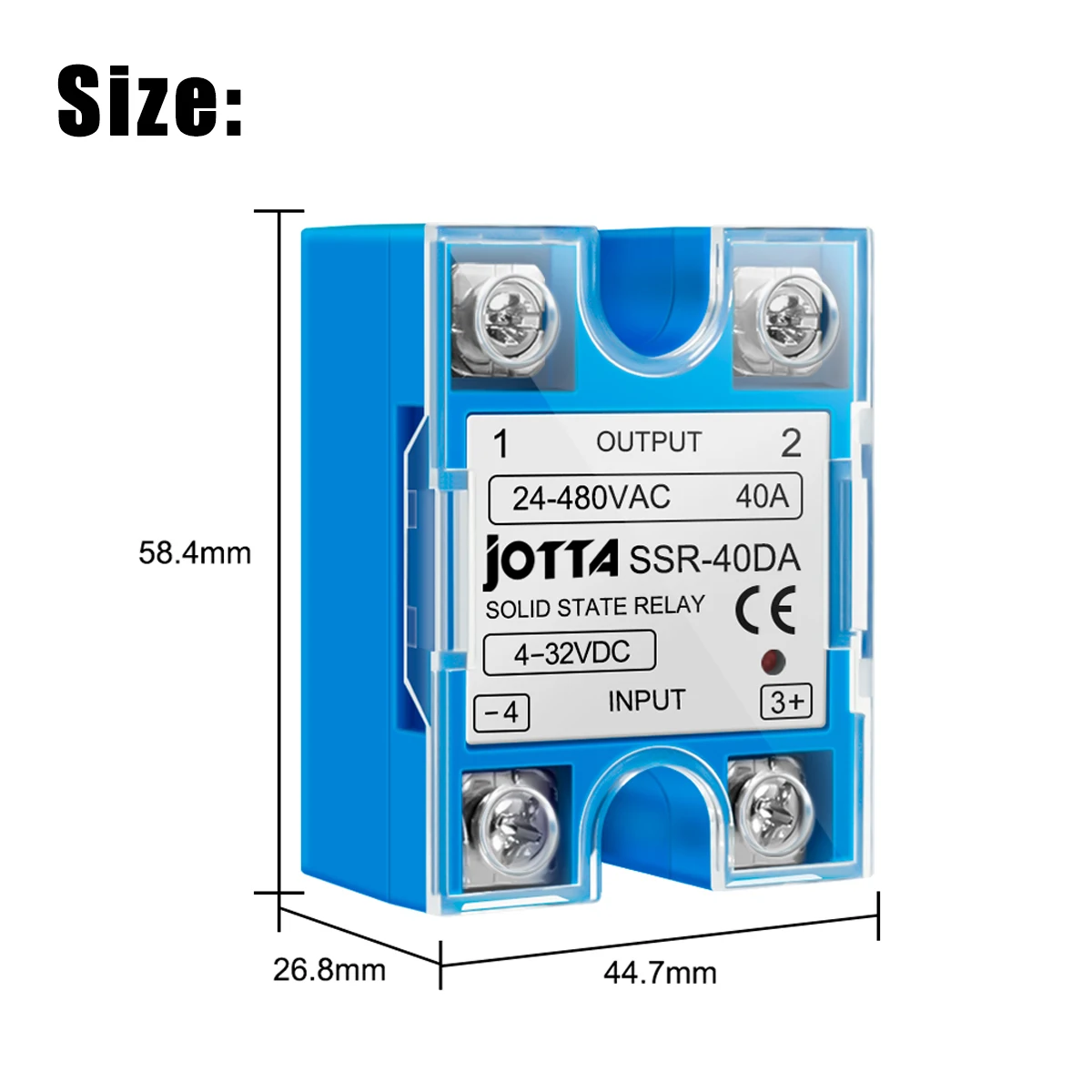 Miniature Solid State Relay Module For Temperature Controller Single Phase ssr 10DA 25DA 40DA 10AA 25AA 40AA Free Shipping