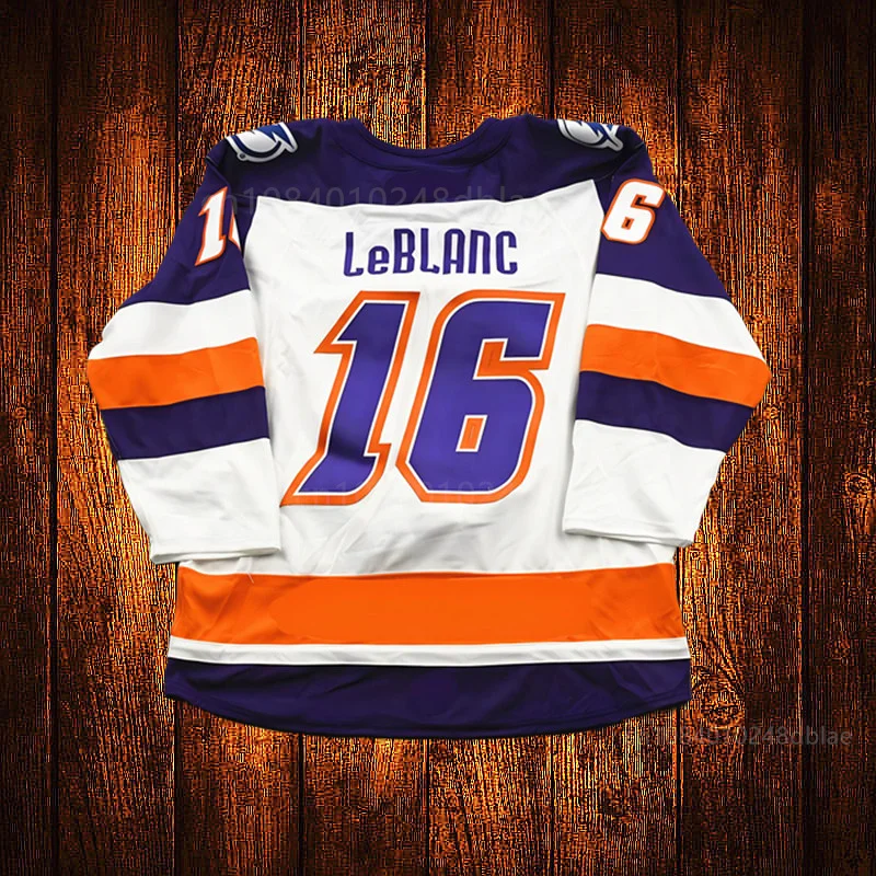 Vintage 1998-99 Orlando Solar Bears 16 LeBlanc Embroidery Stitched ice Hockey Jersey Youth Kids Adult Any Size And name ice hockey jerseys