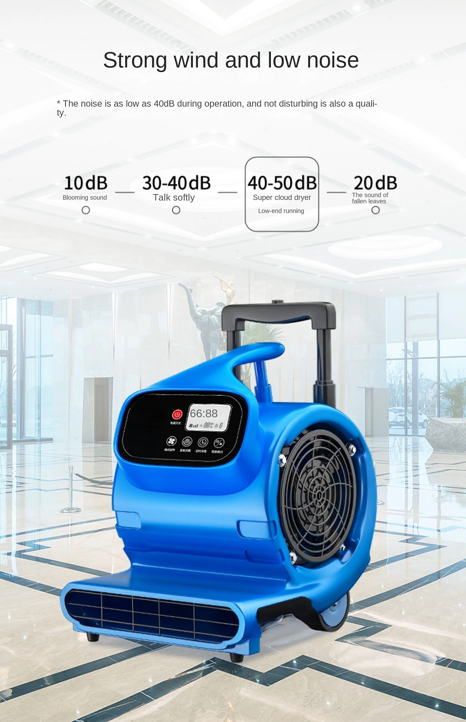 Hotel supermarket floor blower floor dryer carpet floor hair dryer  household hotel shopping mall kitchen toilet blower - AliExpress