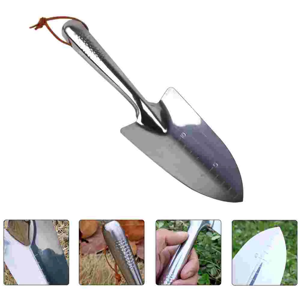 Stainless Steel Plants Hand Spade Household for Garden on Foot Small Planting Handheld Forged Weeding