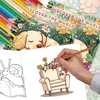 1pc,Puppy Colouring Book - Teen Colouring Book - 30 Sheets, 8.3x 8.3 inches, Adult Stress Relief, Birthday, Holiday Party Gift 4