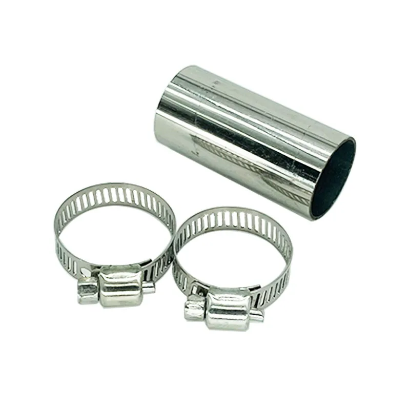 1/2/4/6X 24mm 50mm Length Air Diesel Parking Heater Exhaust Pipe Connector Adapter Vent Hose With Clamps For Webasto Eberspacher