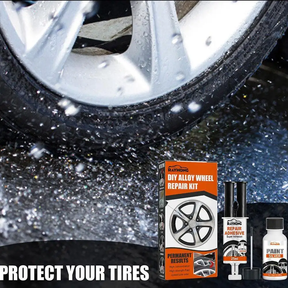 1 Pcs Universal Alloy Wheel Rim Scratch Repair Kit For Car Scratch Fix Quick Auto Paint Surface Repair Paint Scratc Z9K1