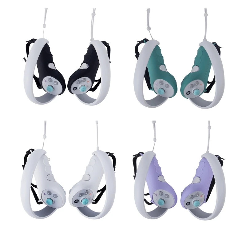 

Силиконовая ручка для контроллера от пота для Pico 4 VR, защитная ручка для контроллера, многоцветные ручки для контроллера, аксессуары