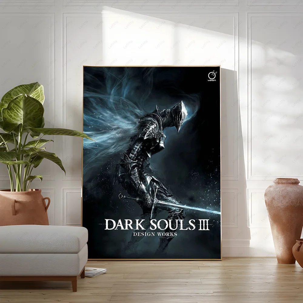 D-DARKs SOUL Hot Game Poster, klebriger Wandkunstdruck, wasserdicht, für Zuhause, Wohnzimmer, Schlafzimmer, Bar, Flur, ästhetisches Dekor – Detail 6