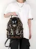 Fashionable, unique, alien shaped backpack, personalized, iron blooded warrior, street punk style, unisex Backpack 1