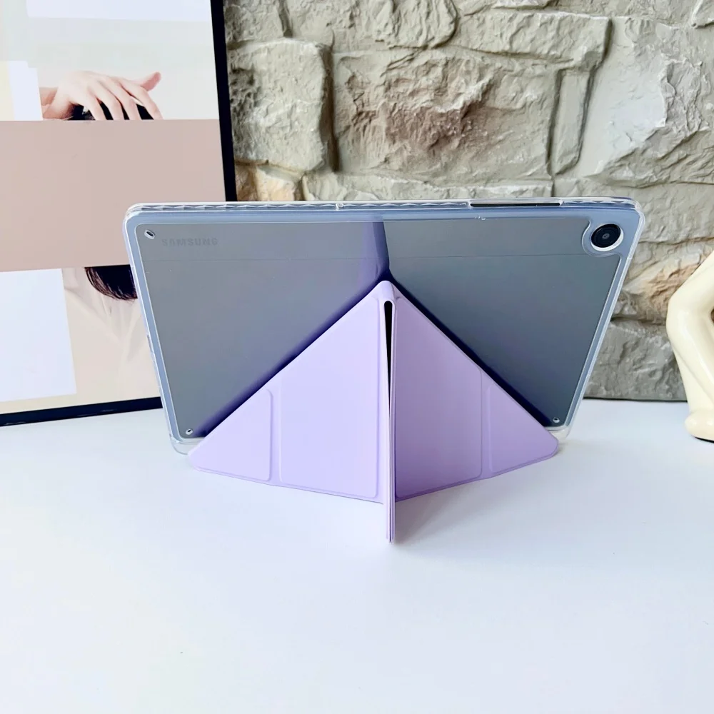 Universal Tablet Protective Cover with Pen Holder and Y-Shaped Folding Design