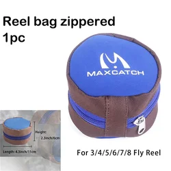 Neoprene Fly Reel Protective Pouch Cover Sleeve (Zippered Reel Pouch)