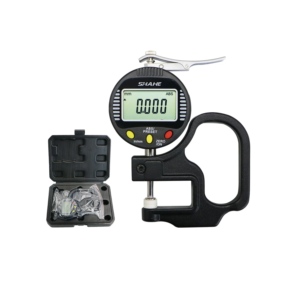 0.001mm 0-12.7mm Leather Thickness Gauge Digital Micron Thickness Gauge Meter