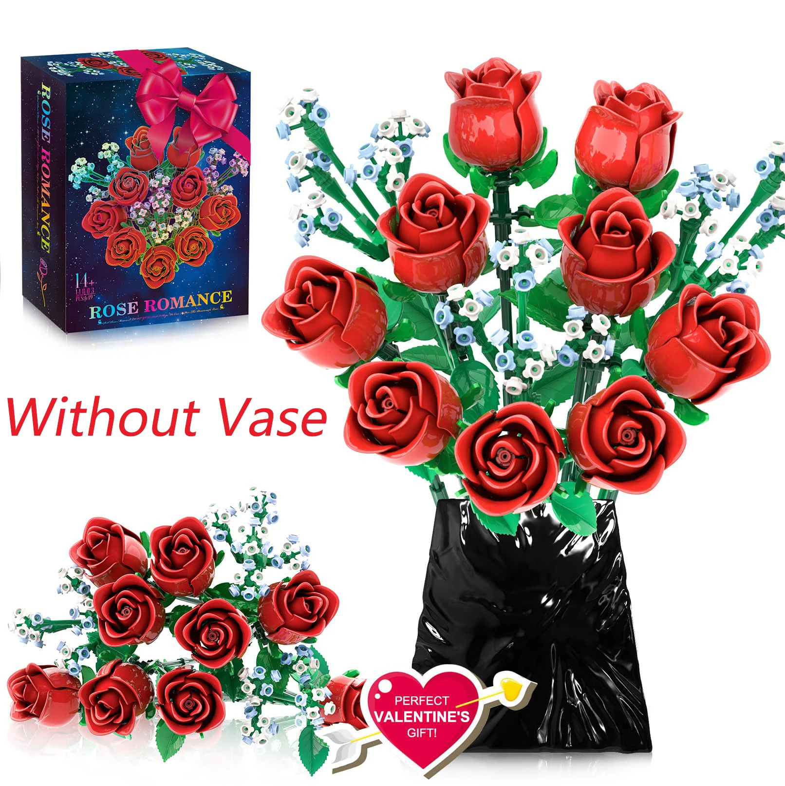 Sunflower Building Blocks Bouquet Set - Creative Home Decoration & Educational Toy Gift Set