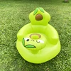 Baby shiny baby inflatable sofa kids puff portable bath chair PVC multifunctional seat practice bidet 6