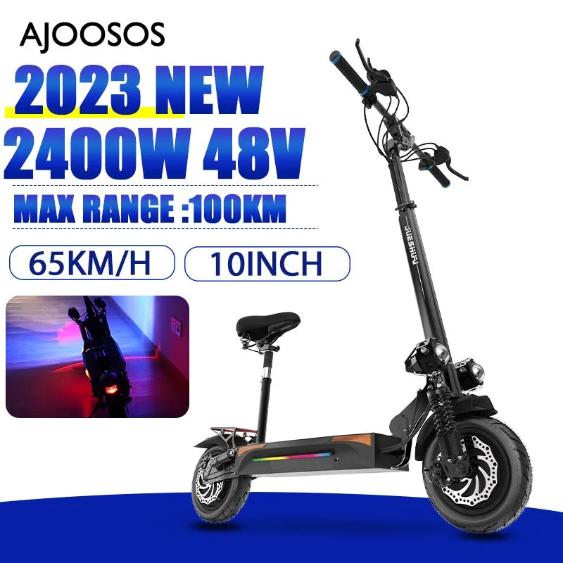 2023 Upgraded 100km Electric Scooter Ultralong Range Electric Scooters