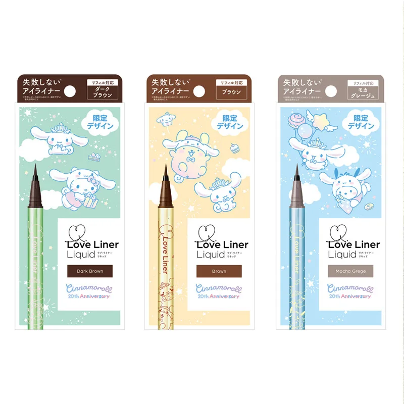 

Sanrio Eyeliner Hello Kitty Hello Kitty Cute Waterproof Non-smudged Ultra-fine Durable Makeup Pen Kawaii Makeup Tools Girls Gift