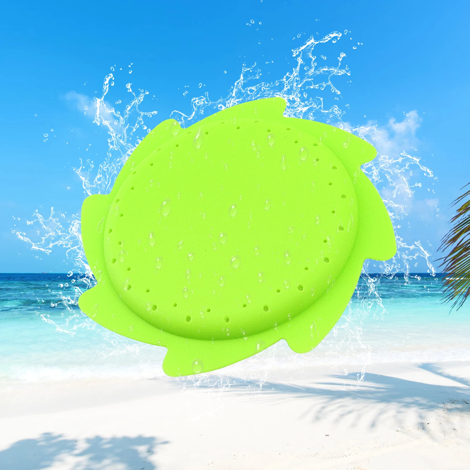 Splash Water Flying Disc Toys, Soft Water Splashing Toy for Kids in 4 Bright Colors, Outdoor Summer Toys for Kids and Adults