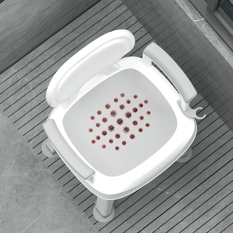 Elderly Plastic Bathroom Chair Camping Living Room Outdoor Makeup Stool Bedroom Nordic Kitchen Tourist Tabouret Home Furniture