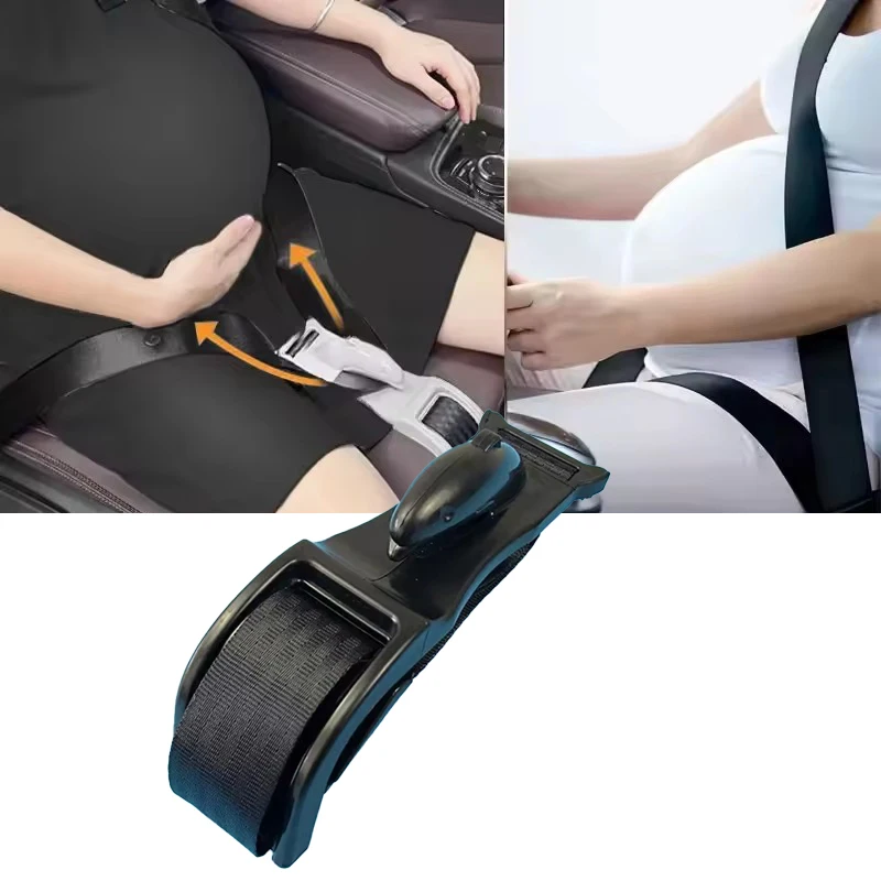 Car Seat Safety Belt For Pregnant Woman Maternity Moms Belly Unborn Baby Protector Adjuster Extender Kit Automotive Accessories
