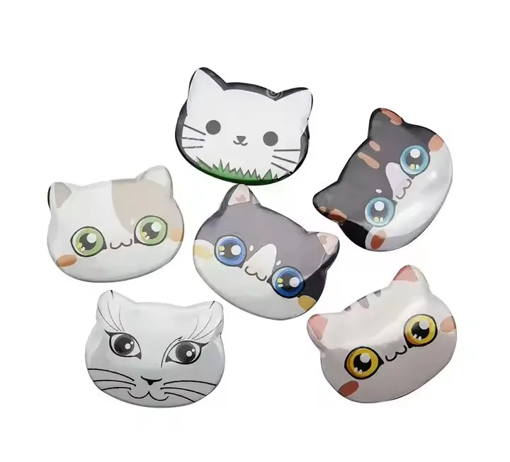 N3 Cat Shape 48x60mm Badge Button Maker Machine +100 Sets Metal Pinback Supplies + Mould + Stand Cutter
