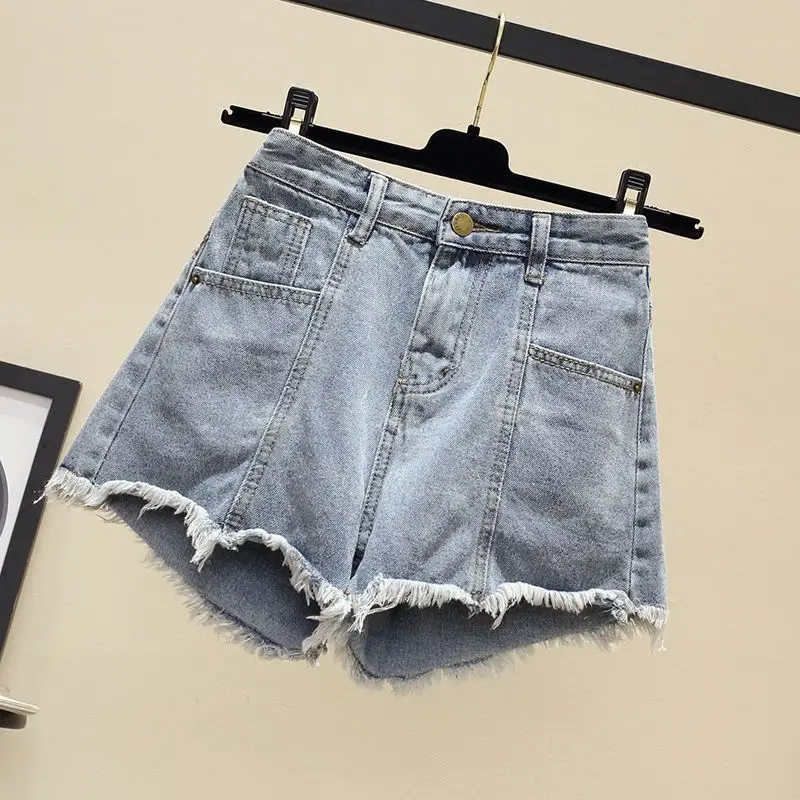 Short Pants for Women To Wear Wide Denim Womens Shorts Cotton Biker Mini Jeans Design Normal Korean Style New In Aesthetic XL