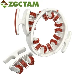 1Pcs Anti-Cellulite Manual Muscle Massager Roller, Deep Round Massage Pain Relief Body Shaping for Neck Shoulder Back Arm Leg