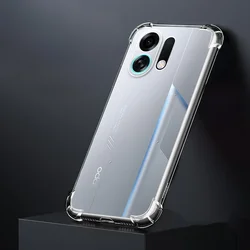 Enhanced Anti - Drop Transparent Silicone Bumper Cellphone Case for OPPO K13 (Clear)