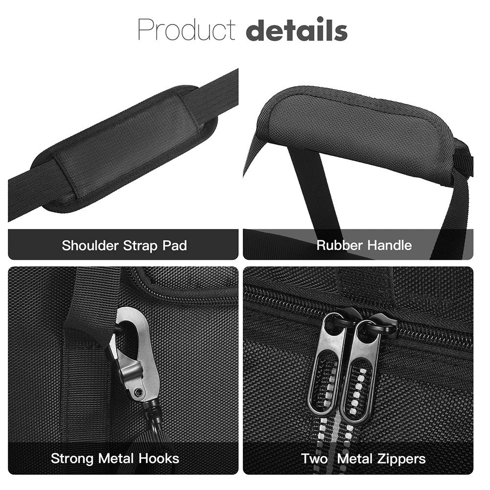 Carrying Case for Ecoflow RIVER 3/3 Plus Anti-drop Storage Bag for EF ECOFLOW RiVER 2/RIVER 2 PRO&RIVER 2 Max/ DELTA 3 Plus