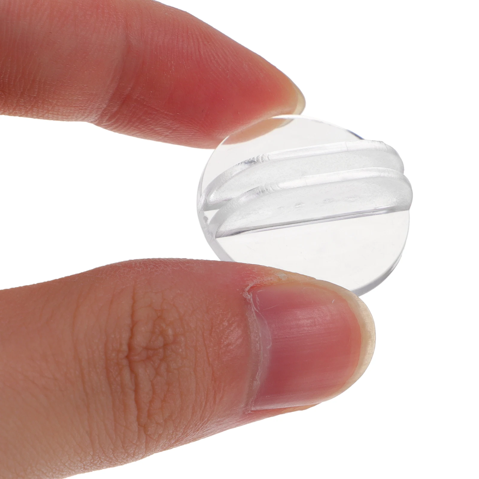 50pcs Business Cards Stand Tabletop Card Holder Clear Plastic Card Display Stand Base Store Sign Holder 2.4x2.4x1cm 4