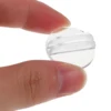 50pcs Business Cards Stand Tabletop Card Holder Clear Plastic Card Display Stand Base Store Sign Holder 2.4x2.4x1cm 4