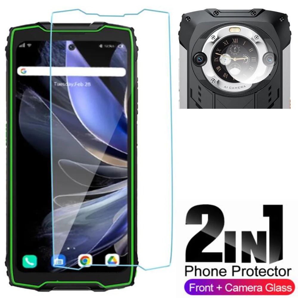 Cubierta protectora de vidrio para Blackview BV9300 Pro, Protector de pantalla de vidrio templado para Blackview BV9300 Pro, Protector de lente de cámara