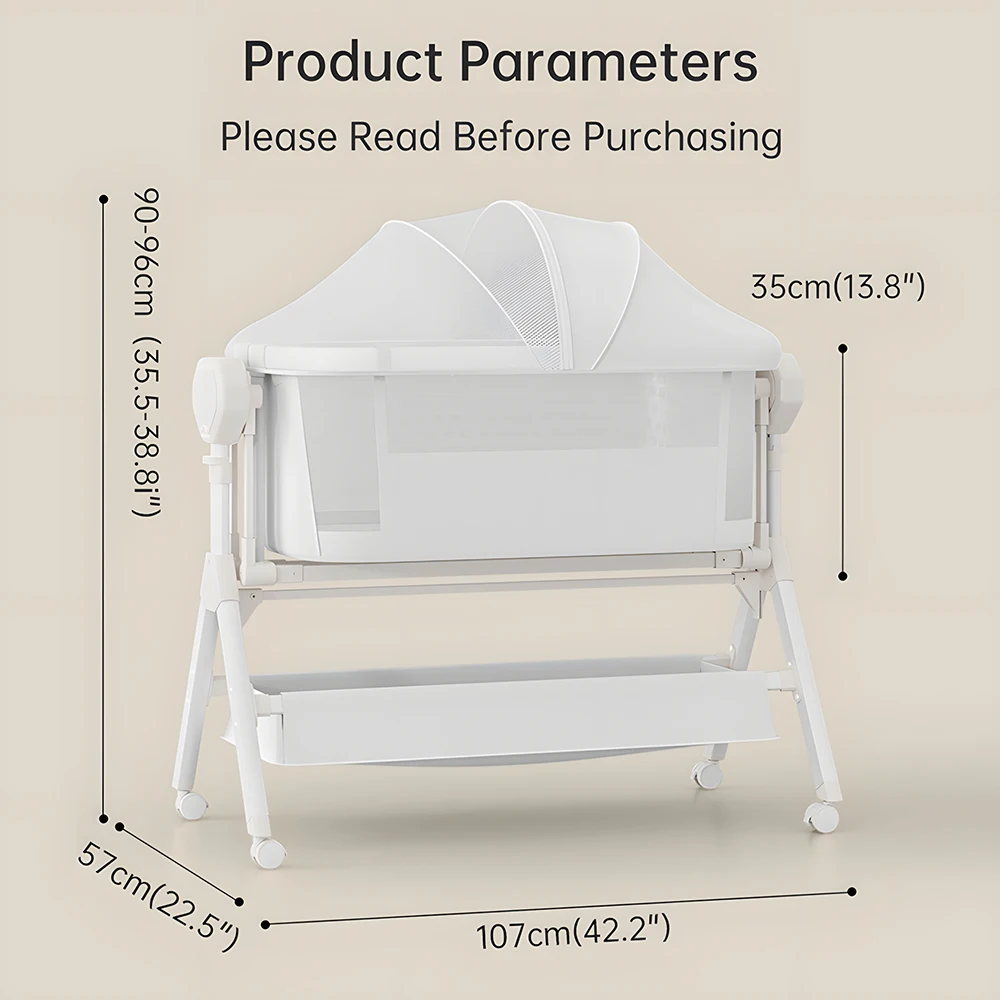 Rocking Baby Bassinet Crib 6